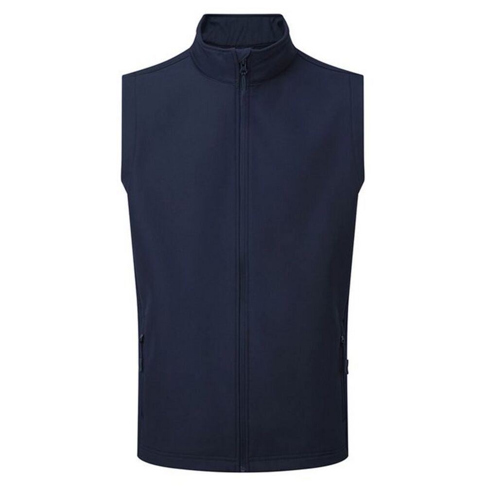Premier Mens Windchecker Recycled Printable Vest / Navy